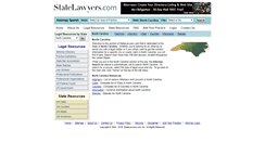 Desktop Screenshot of northcarolina.statelawyers.com