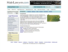 Tablet Screenshot of pennsylvania.statelawyers.com